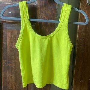 NWT Jungmaven Sporty Tank in Citrine Yellow S